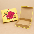 Raksha Bandhan Premium Hardboard Gift Box – 12 Cavity Capacity