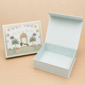 Festive Printed Magnetic Collapsible Gift Box – 10 × 8 × 4 Inches (Mix designs)