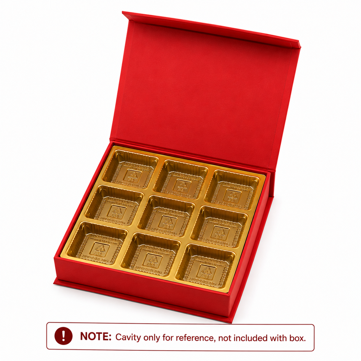 Raksha Bandhan Premium Hardboard Gift Box – 9 Cavity Capacity (Mix designs)