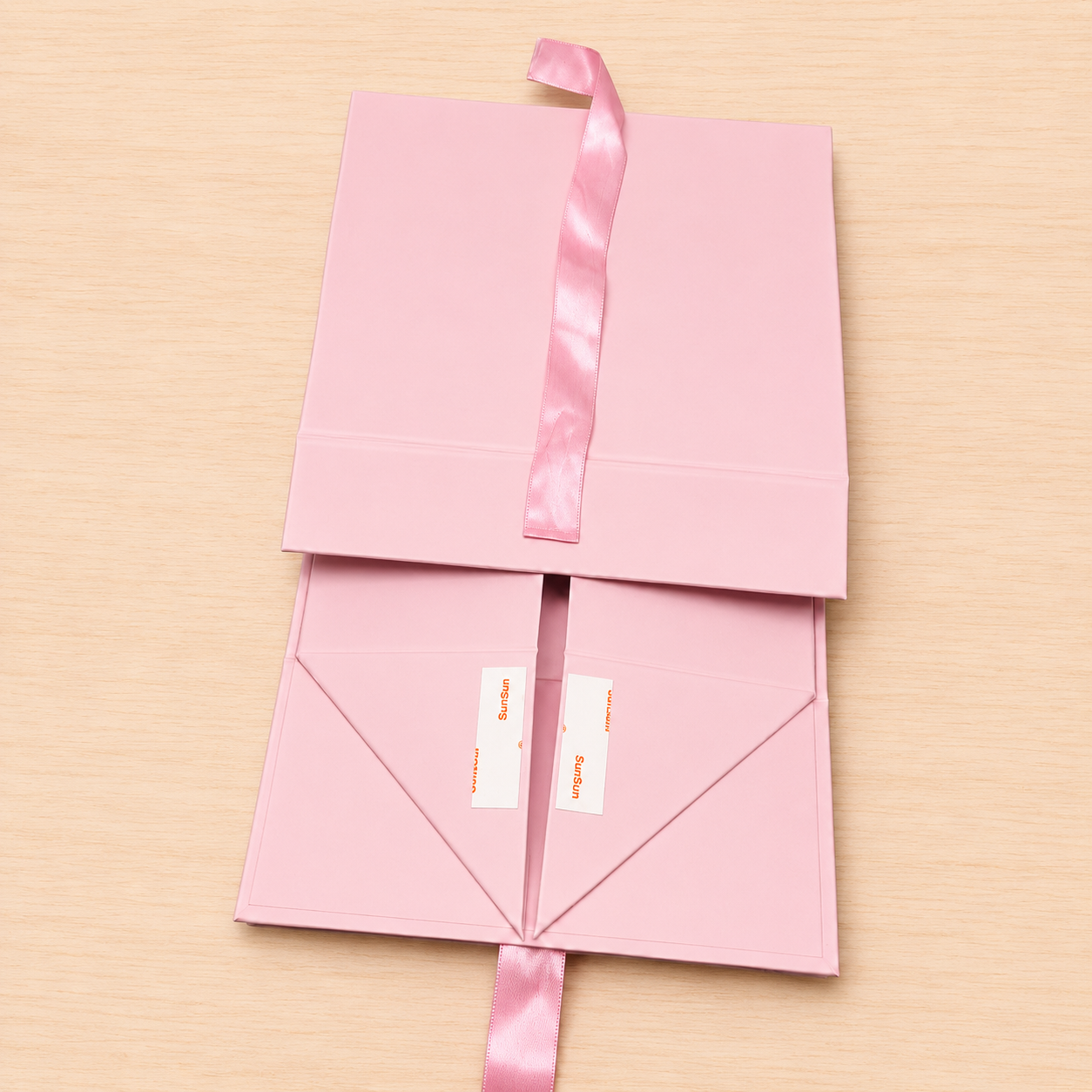 Collapsible Magnetic Ribbon Gift Box – Premium Foldable Hamper Box - Small