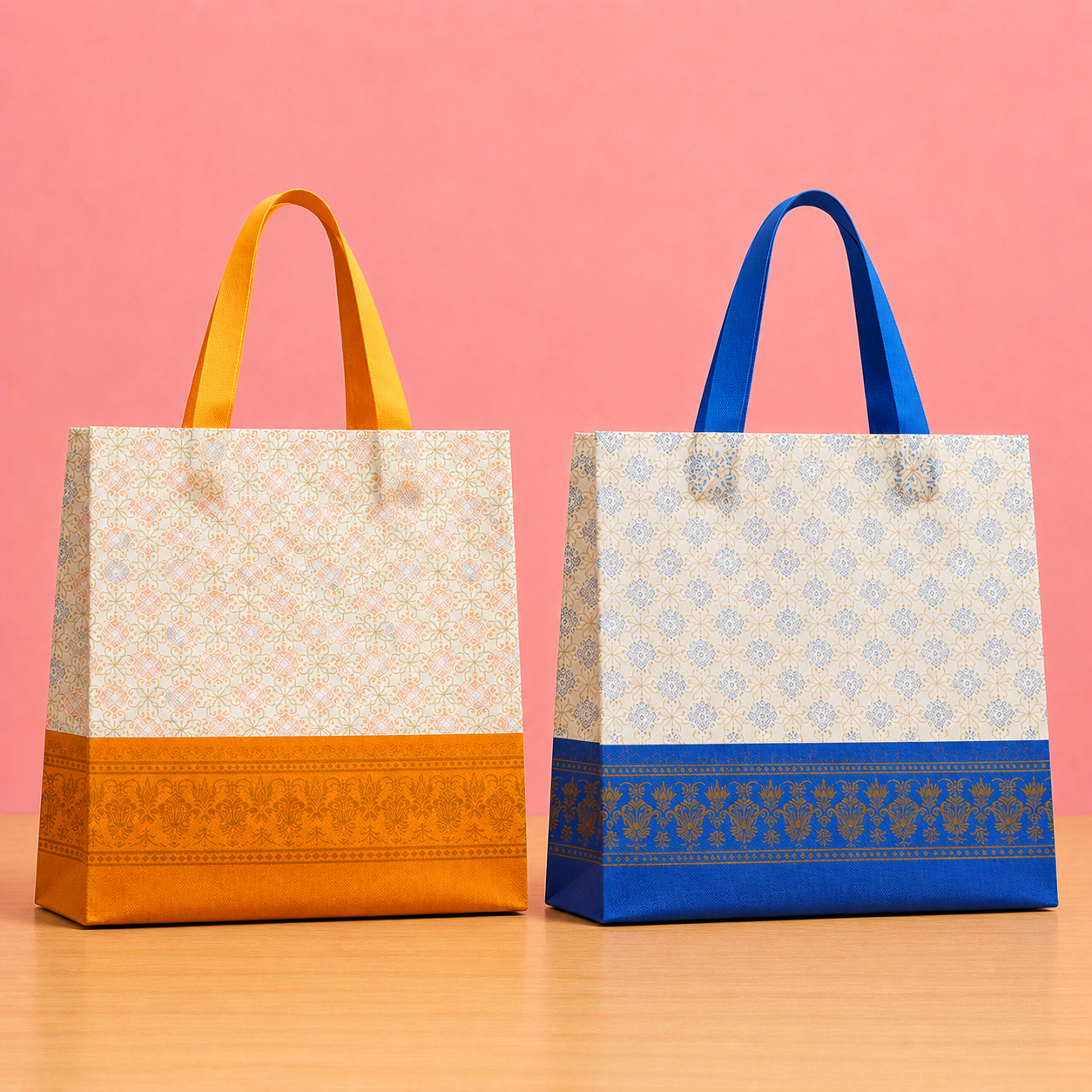Nonwoven Gift Bag – Traditional Print