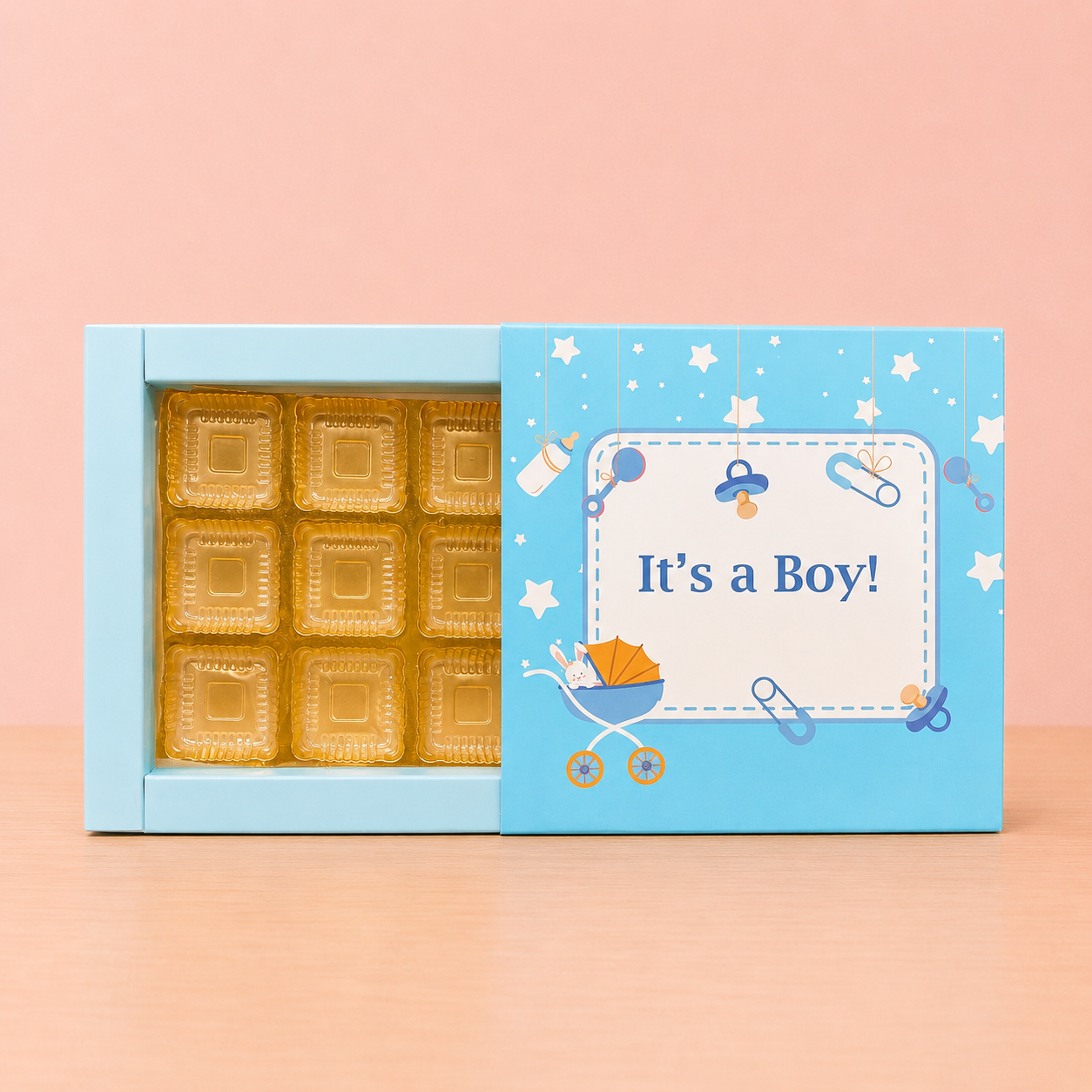 Baby Announcement Box – It's a Boy (without Cavity)