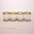 300ML Glass Storage Jars with Metal Lid