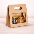 Kraft Paper 2 Jar Hamper Box
