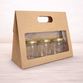 Kraft Paper 3 Jar Hamper Box