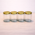 200ML Glass Storage Jars with Metal Lid