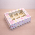 6 Cupcake Window Box with Cavity