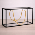 Transparent PVC Gift Box with Rope Handle – Premium Clear Hamper Packaging Box