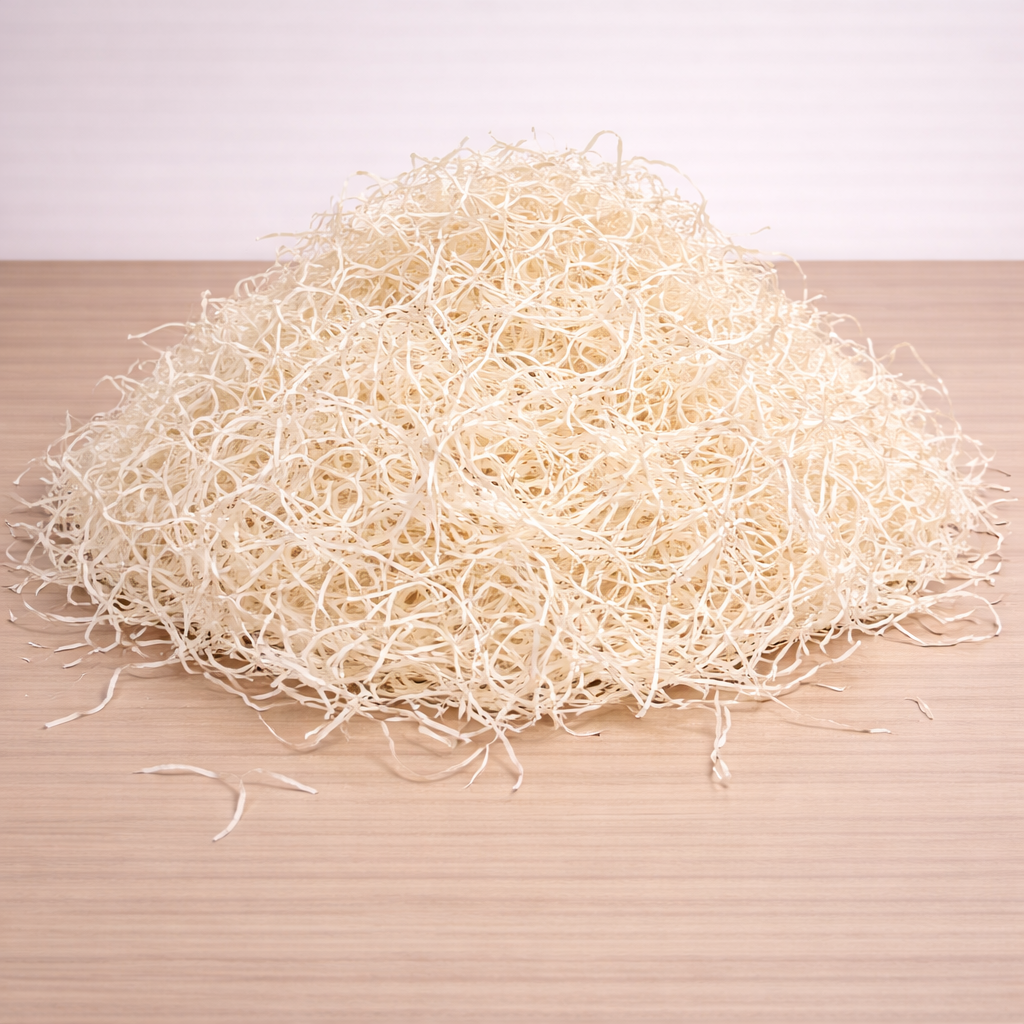 Crinkled Wooden Shreds – Premium Decorative Gift Packaging Filler (Pack Of 50 gm)