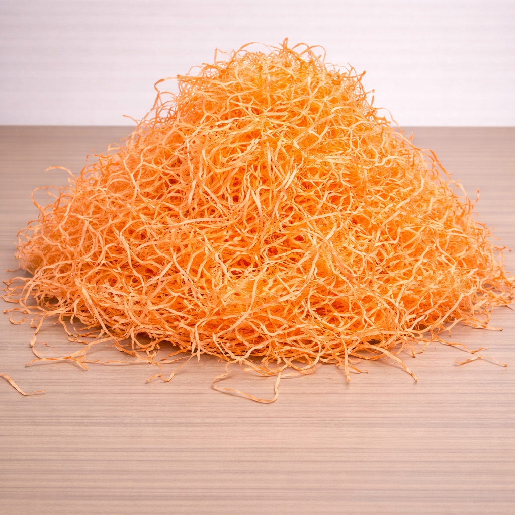 Crinkled Wooden Shreds – Premium Decorative Gift Packaging Filler (Pack Of 50 gm)
