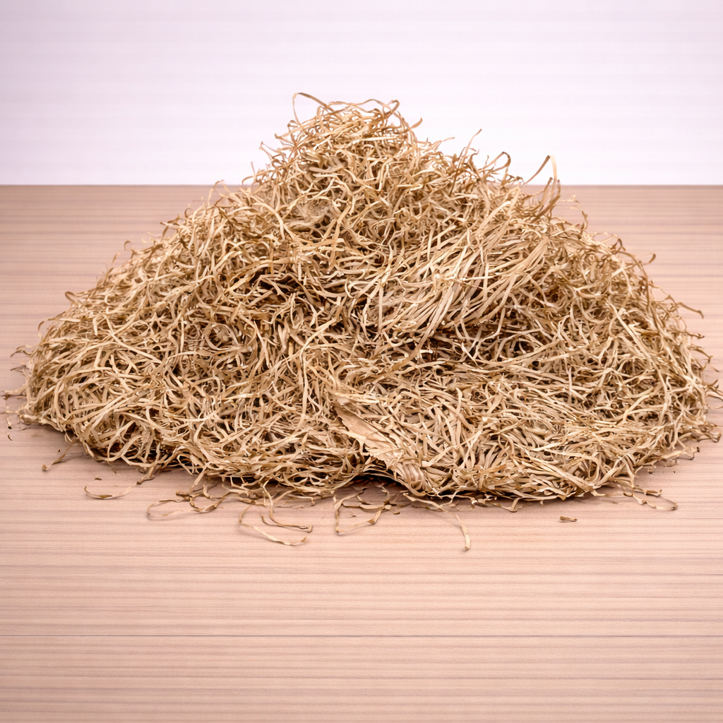 Crinkled Wooden Shreds – Premium Decorative Gift Packaging Filler (Pack Of 50 gm)