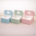 Heart Cut Paper Gift Basket Box