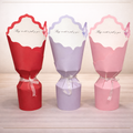 Zig Zag Bouquet Wrapping Box with Butterfly Design