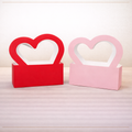 Heart Shape Paper Gift Basket