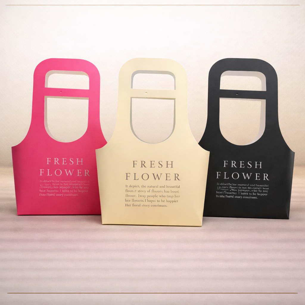 Premium Fresh Flower Carry Basket Box