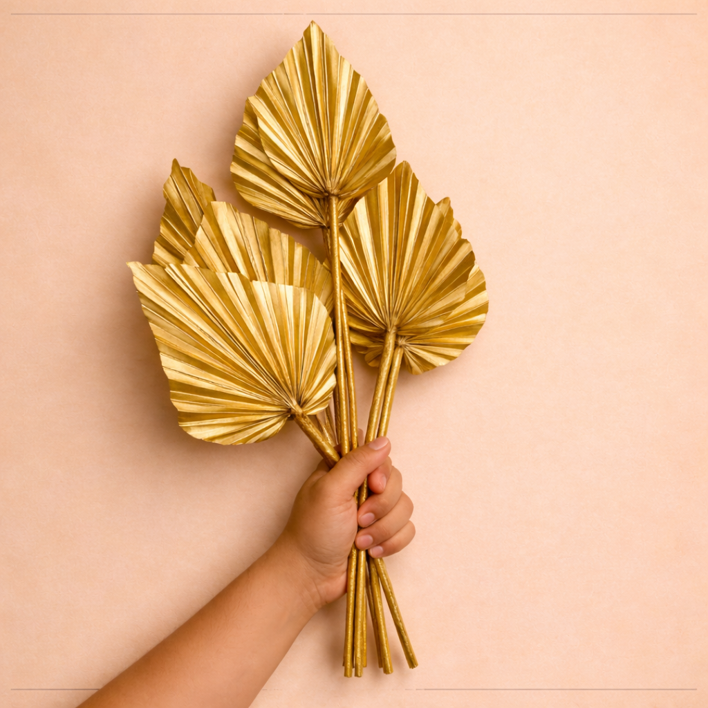 Decorative Royal Palm Dried Leaf Sticks for Bouquet Decoration