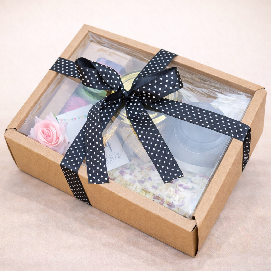 Paper Box with Transparent Lid