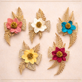 Decorative Floral Gift Wrapping Brooch Pin