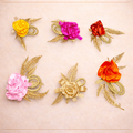Decorative Rose Floral Brooch for Bouquet Wrapping