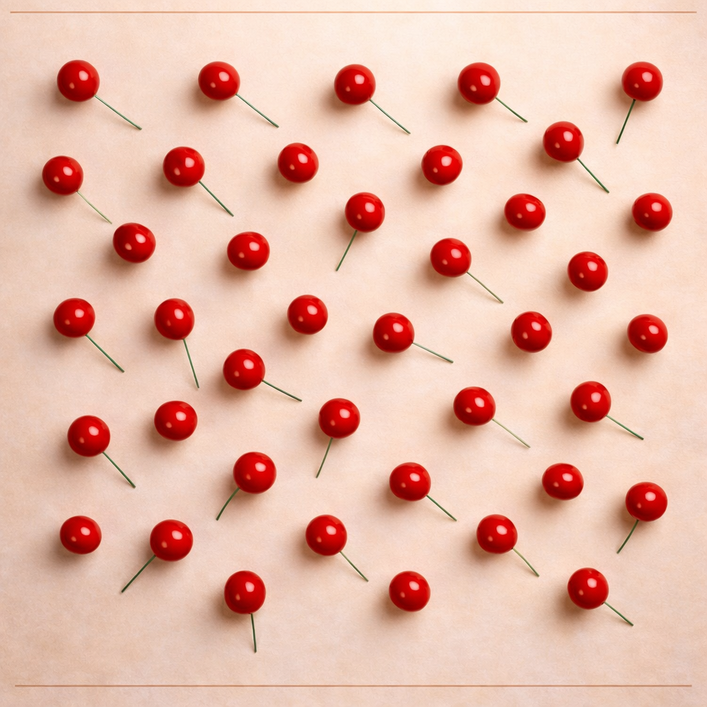 Artificial Glossy Red Cherry Stems for Bouquet Decoration – 10 Pieces
