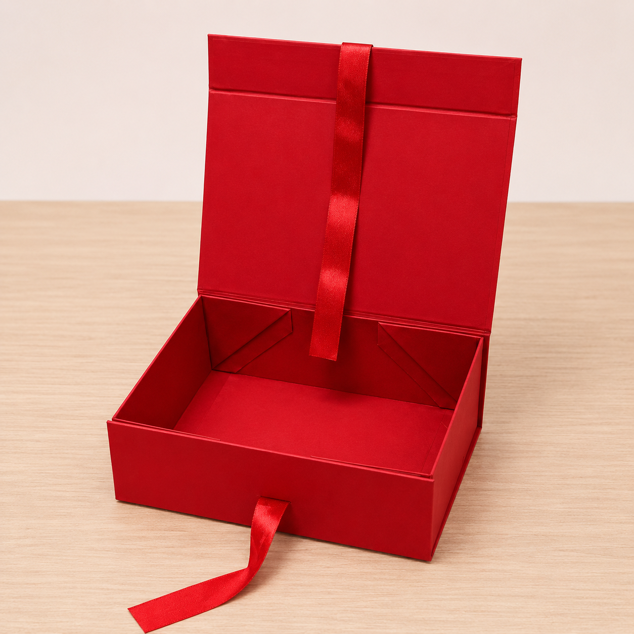 Collapsible Magnetic Ribbon Gift Box – Premium Foldable Hamper Box