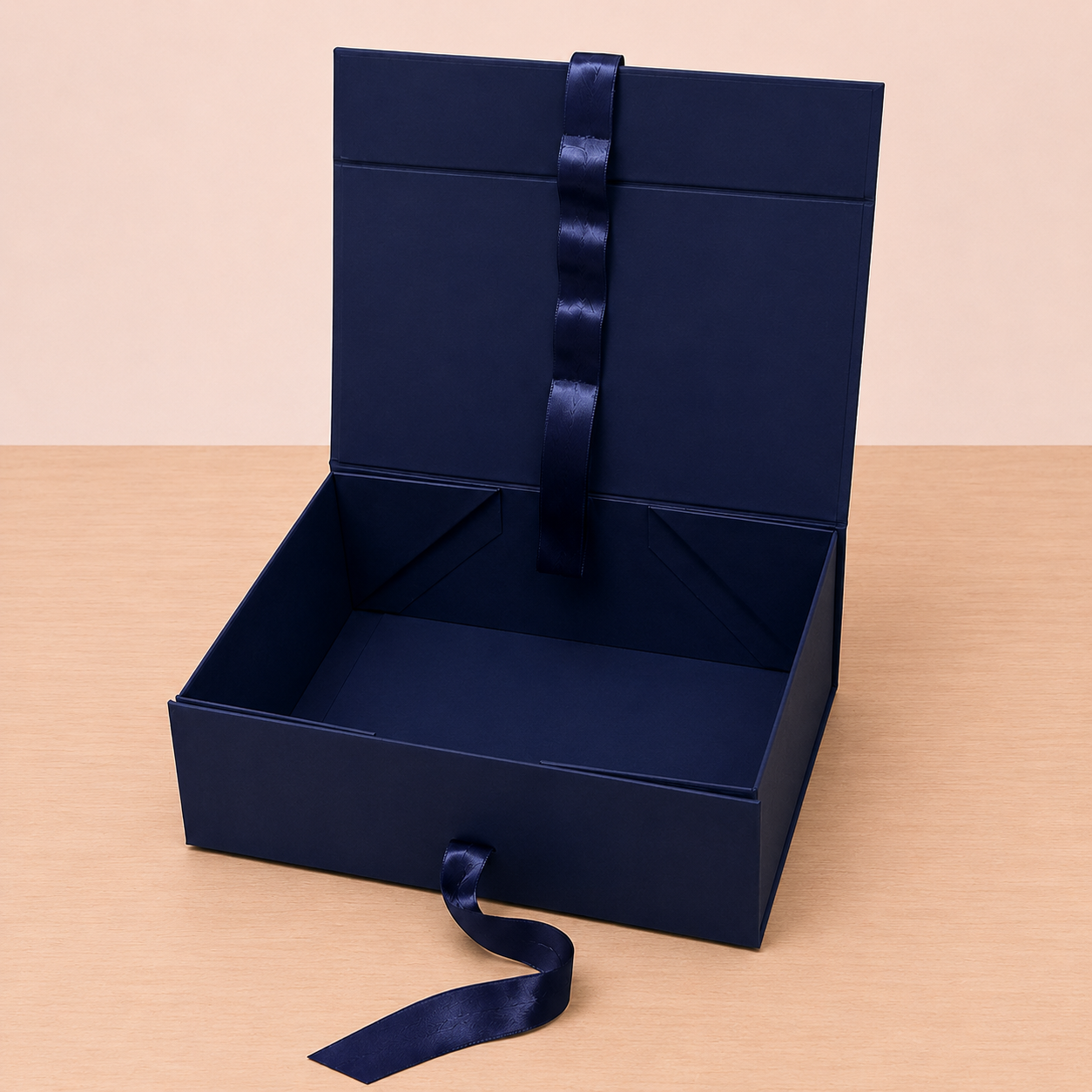 Collapsible Magnetic Ribbon Gift Box – Premium Foldable Hamper Box