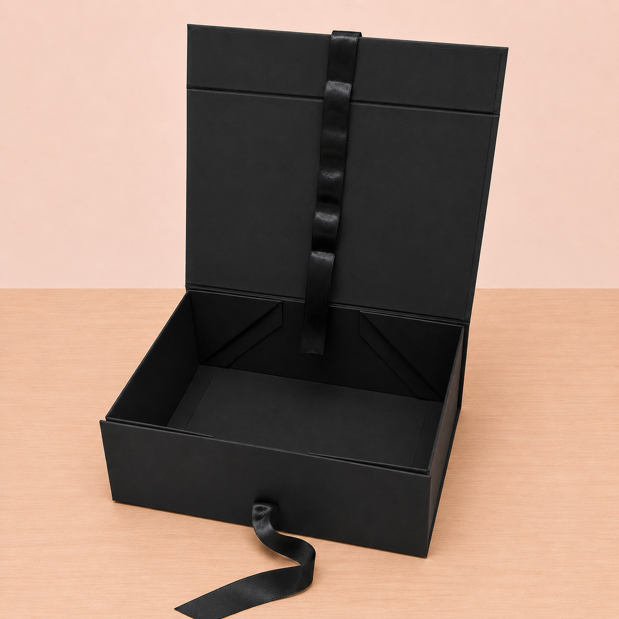 Collapsible Magnetic Ribbon Gift Box – Premium Foldable Hamper Box