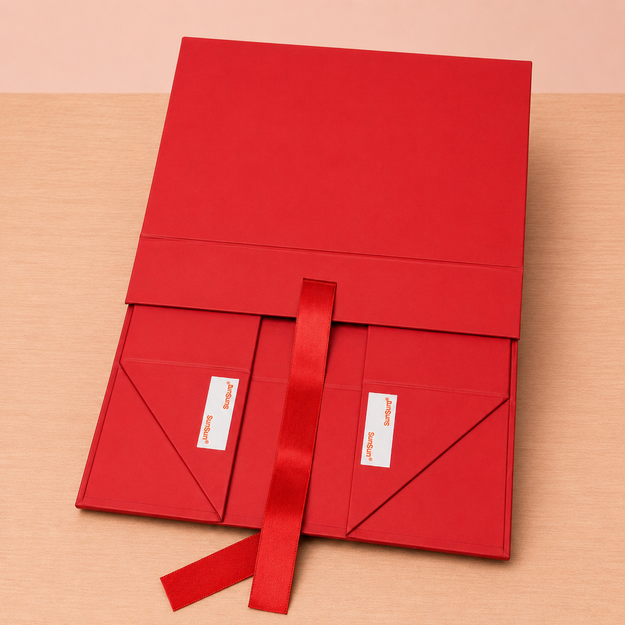 Collapsible Magnetic Ribbon Gift Box – Premium Foldable Hamper Box
