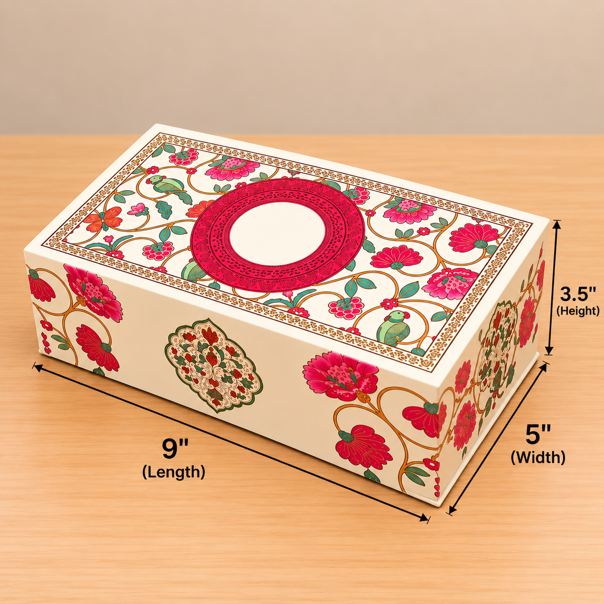Diwali Jar Hamper Box with 2 Jars | Premium Festive Dry Fruits Box