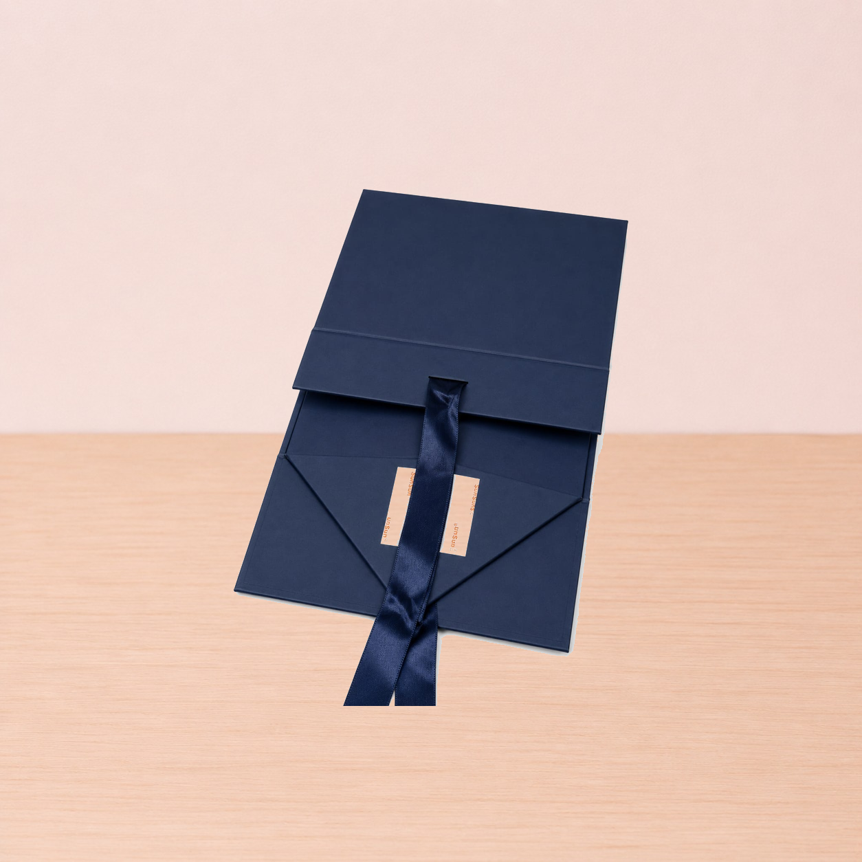 Collapsible Magnetic Ribbon Gift Box – Premium Foldable Hamper Box - Small