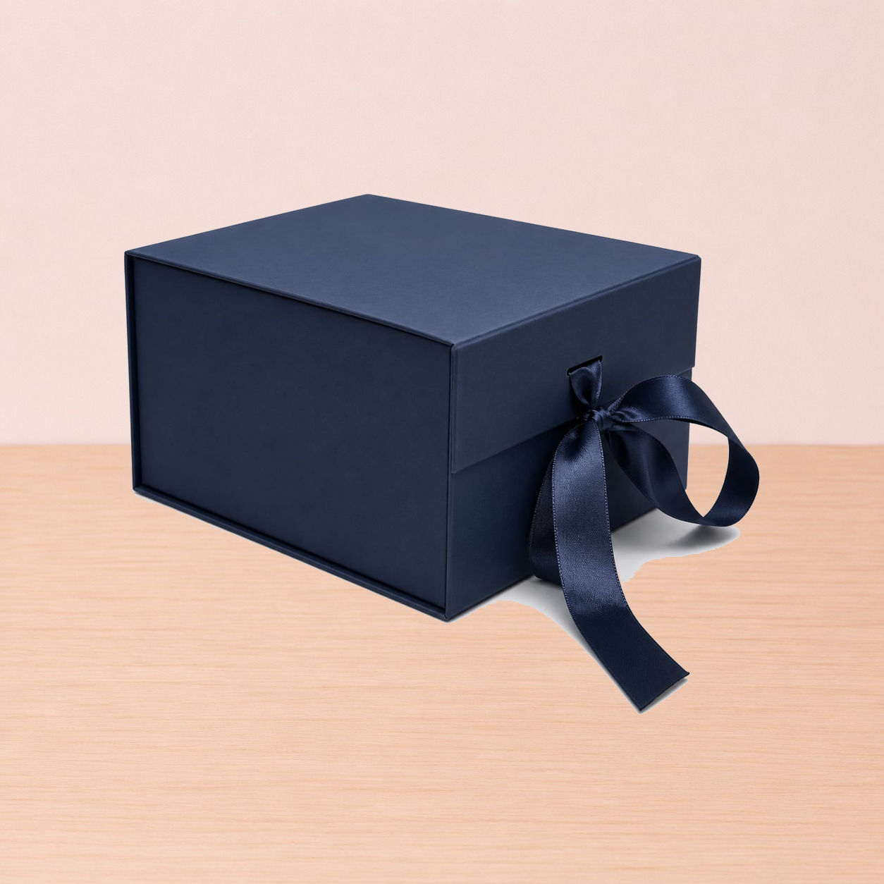 Collapsible Magnetic Ribbon Gift Box – Premium Foldable Hamper Box - Small