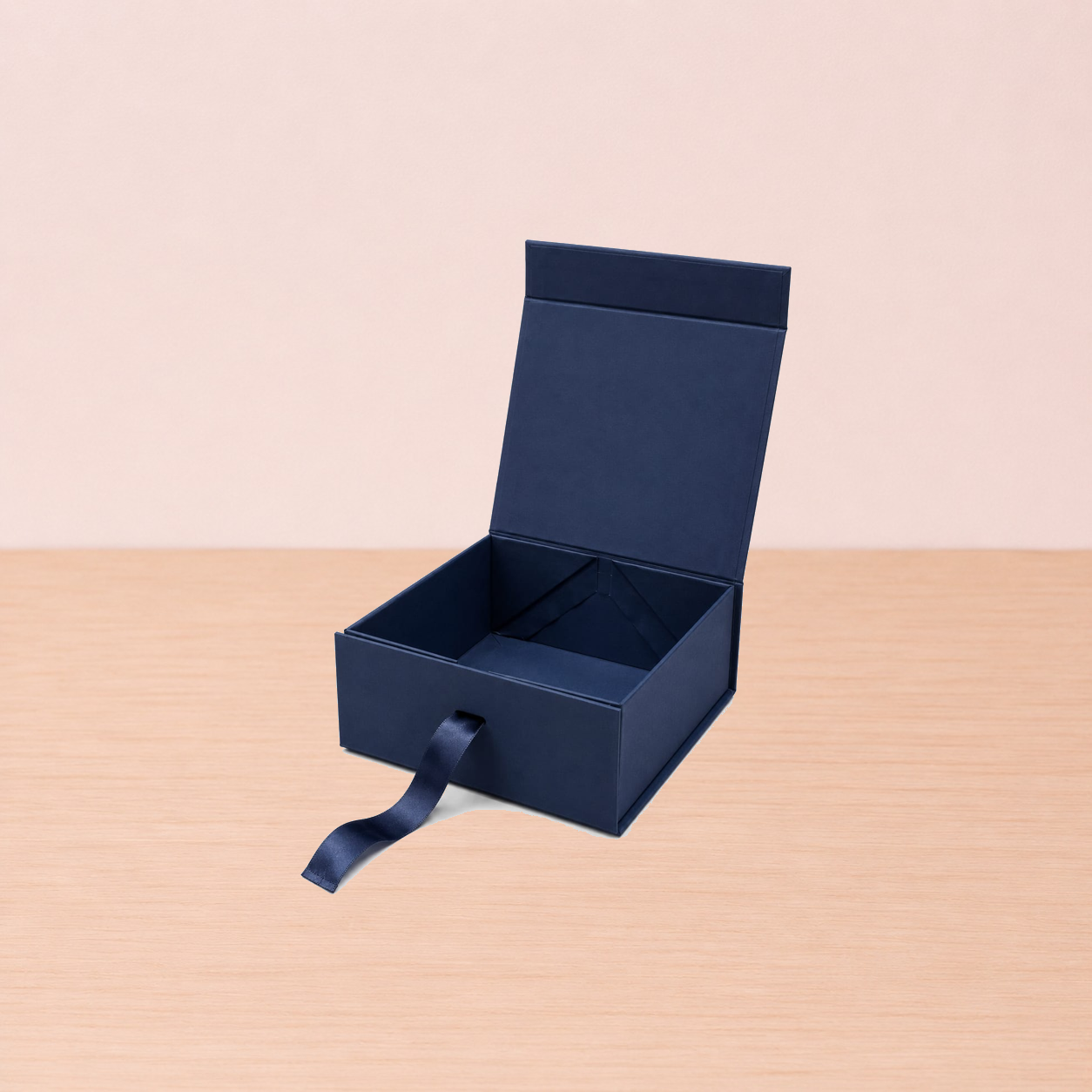 Collapsible Magnetic Ribbon Gift Box – Premium Foldable Hamper Box - Small