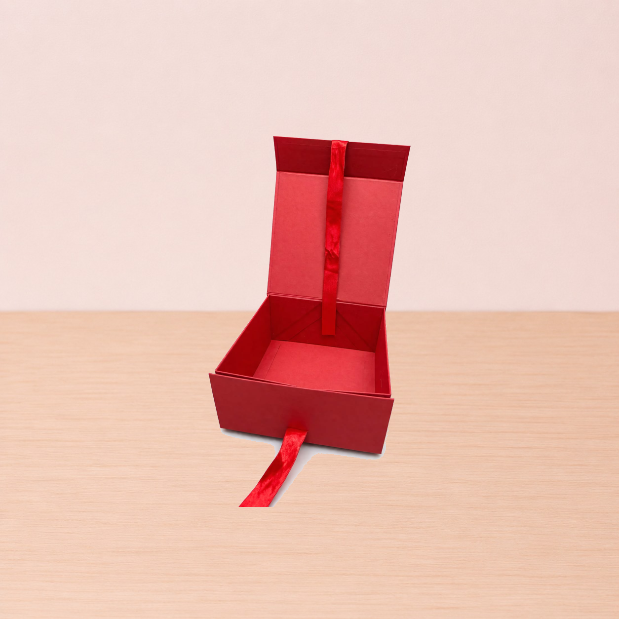 Collapsible Magnetic Ribbon Gift Box – Premium Foldable Hamper Box - Small