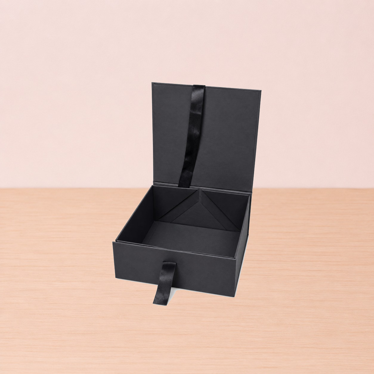 Collapsible Magnetic Ribbon Gift Box – Premium Foldable Hamper Box - Small